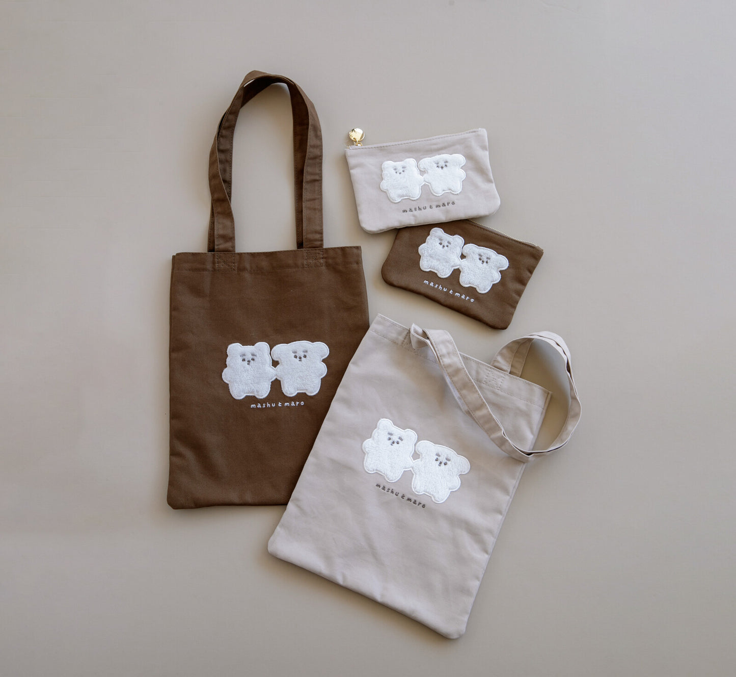 Tote Bag Beige - Dog