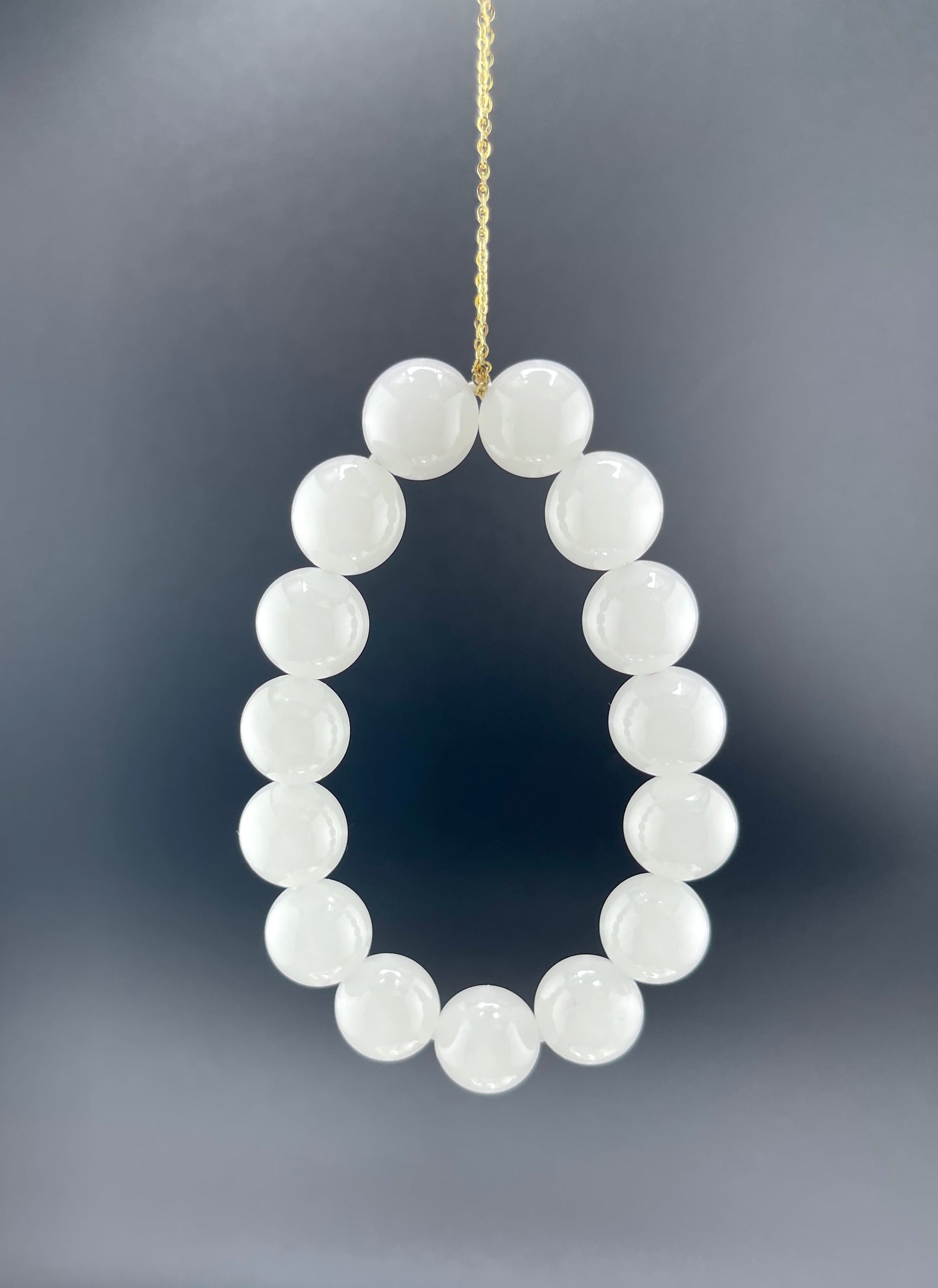 Icy White@ Bracelet 12mm heads